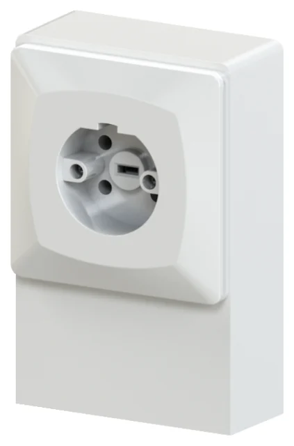 ETM689P-1 floor box with Perilex socket