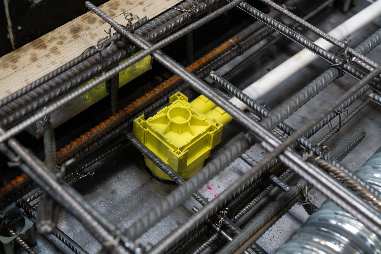 Precast concrete plant project scene